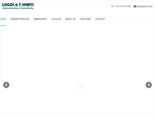 Tablet Screenshot of logosandtshirts.com